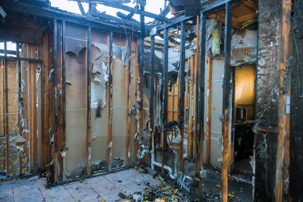 Professional Fire Damage Removal technician working in Oroville, CA